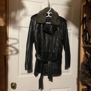 Oscar Leopold leather jacket